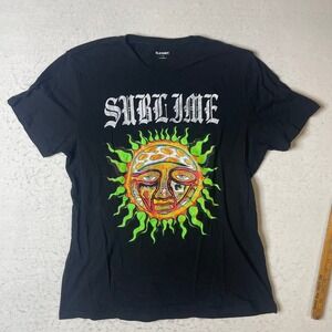 Old Navy Sublime Sun Graphic T Shirt Black Mens Size‎ Large